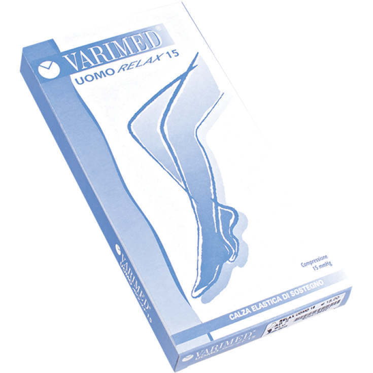 Varimed 15 YOU Relax Man Cotton Knee Highs Color Blue Size 2