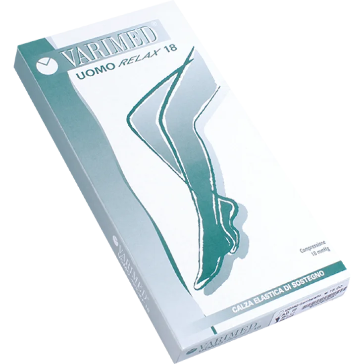 Varimed Preventive Relax Line Man Knee-Highs 18 Blue Size I