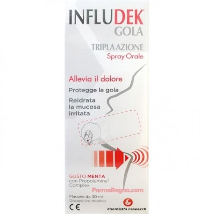 Infludek Triple Action Throat Oral Spray 30ml