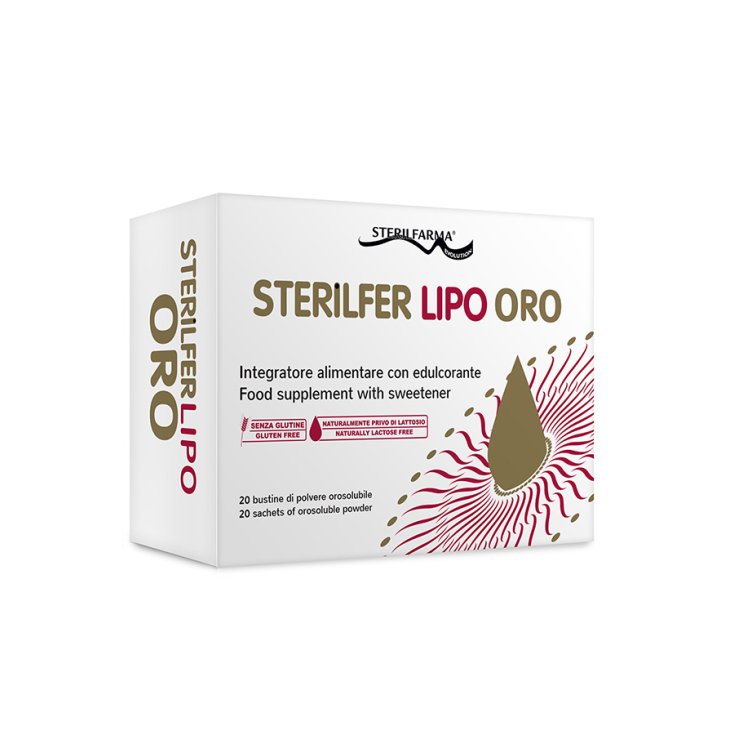 Sterilfarma® Sterilfer® Lipo Gold Food Supplement 20 Sachets