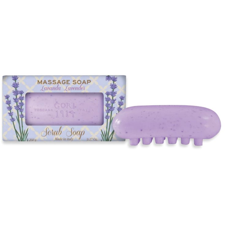 Gori 1919 Massage Scrub Soap Lavender 260g