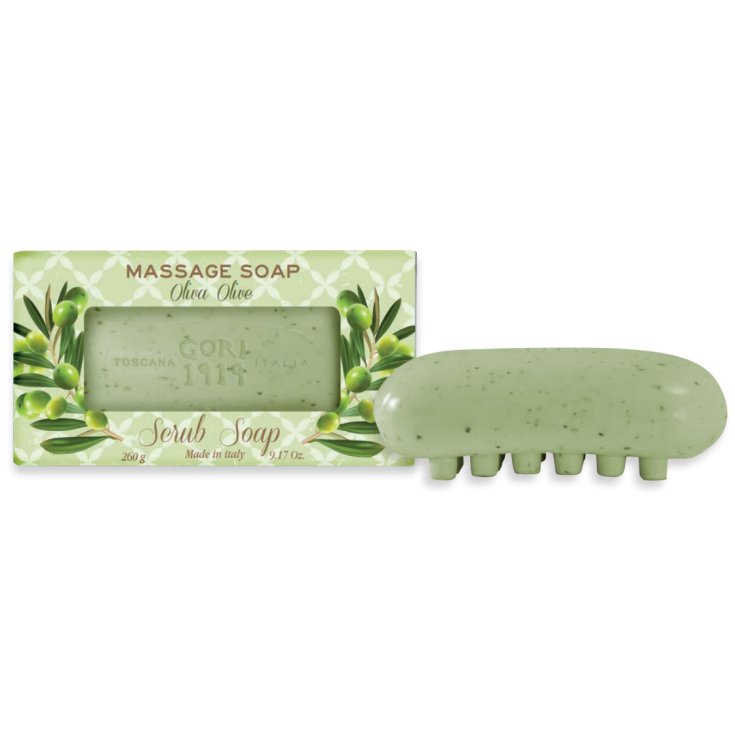 Gori 1919 Massage Scrub Soap Olive 260g