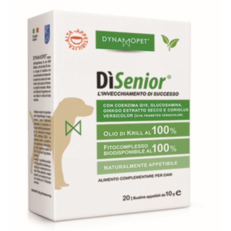 Dynamopet DìSenior Successful Aging Food Supplement 20 Sachets x10ml