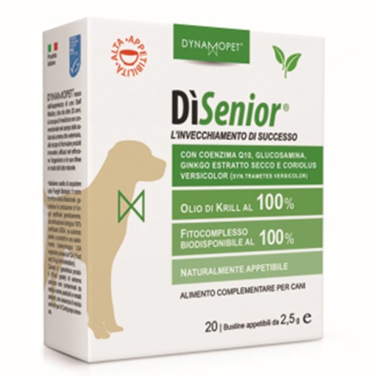 Dynamopet DìSenior Successful Aging Food Supplement 20 Sachets x2,5ml
