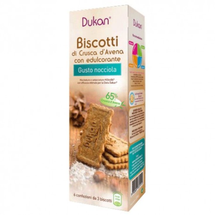 Dukan Oat Bran Cookies With Hazelnuts 6x3 Cookies