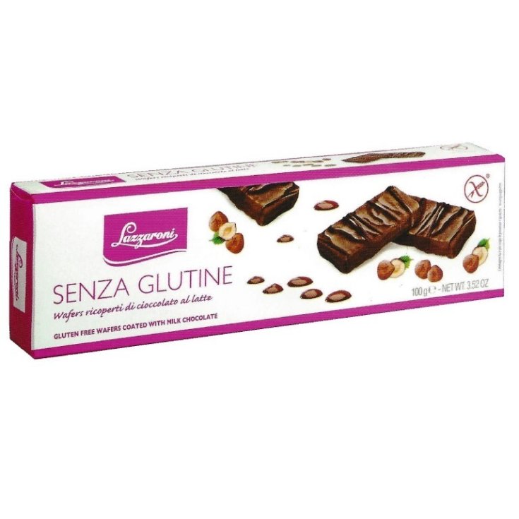 Lazzaroni Wafers Covered With Chocolate Gluten Free 100g