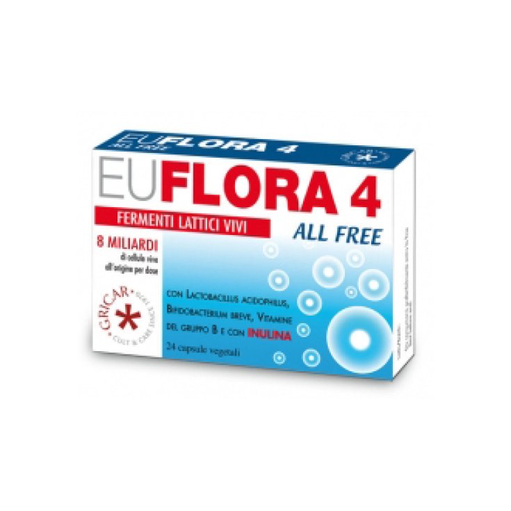 Gricar Chemical Euflora 4 All Free Food Supplement 24 Capsules