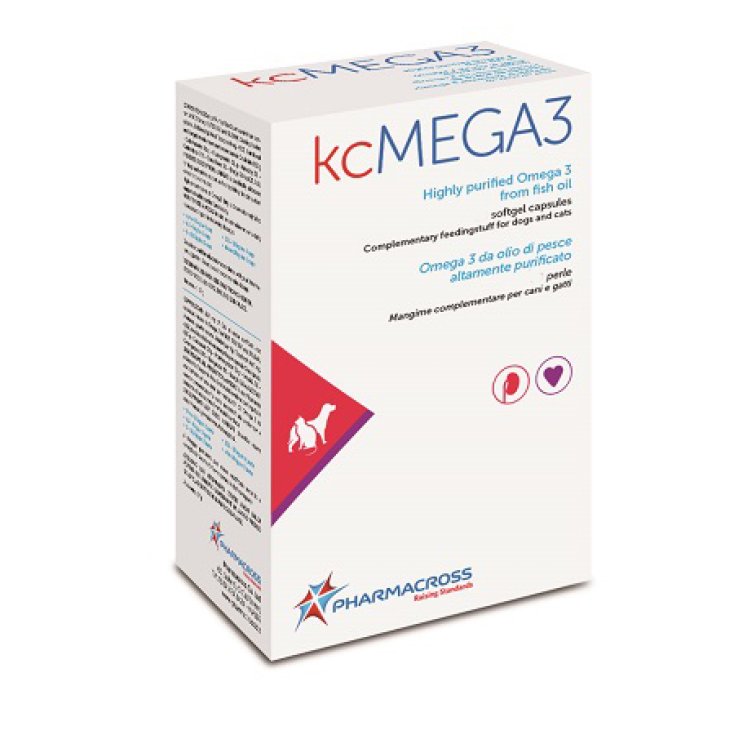 Pharmacross Kcmega3 OnFood Supplement For Dogs And Cats 30 Pearls