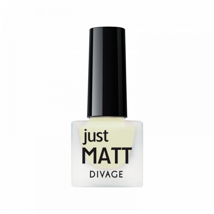 Divage Just Matt Matt Effect Nail Polish 02 Light Yellow