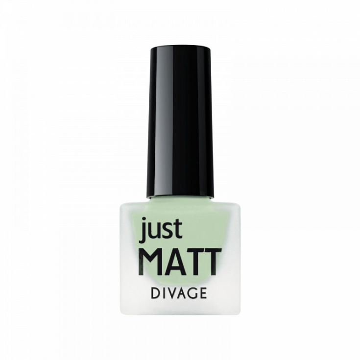 Divage Just Matt Nail Polish Matt Effect 10 Light Green