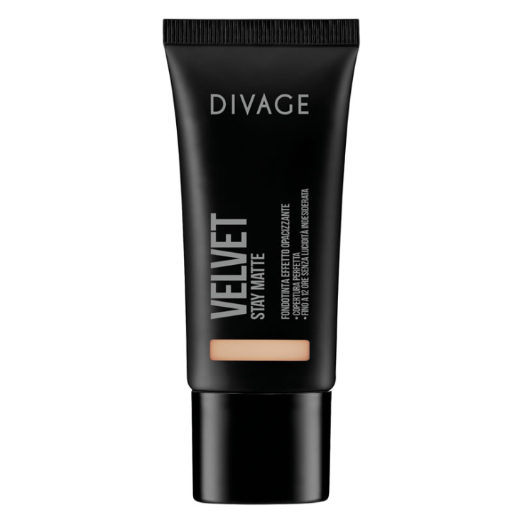 Divage Velvet Stay Matte Fluid Foundation Effect Matt 02 Porcelain