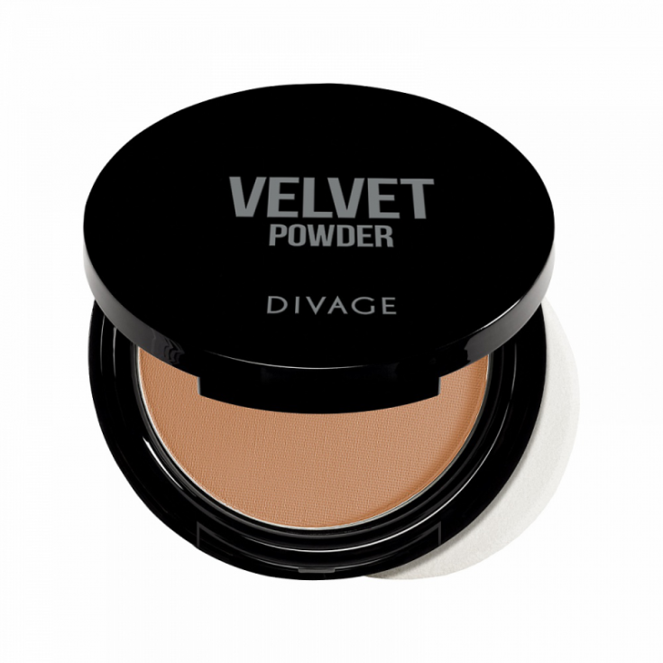 Divace Velvet Powder Compact Powder 5202 Dark Beige