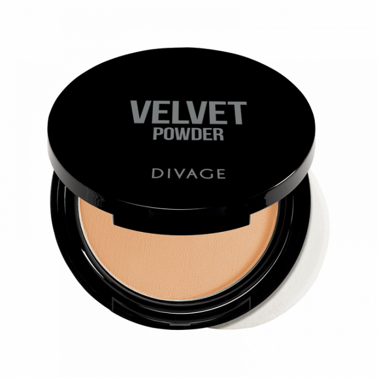 Divage Velvet Powder Compact Powder 5204 Light Beige