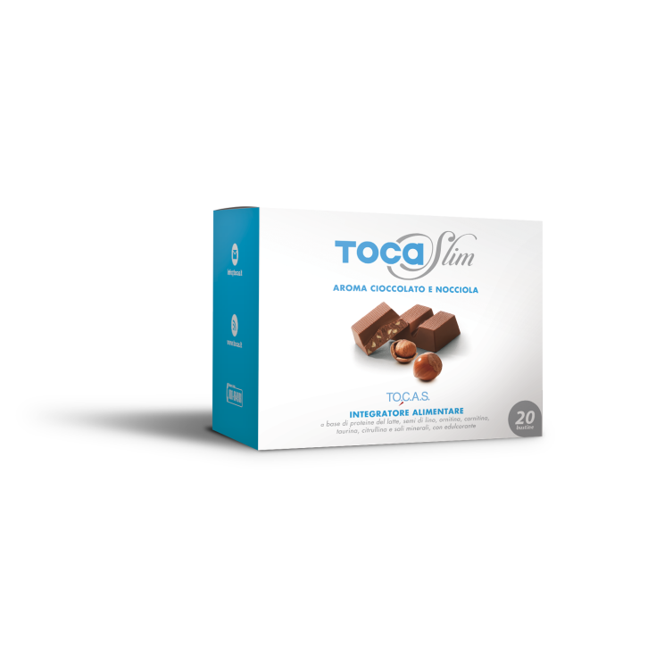 TO.CAS Tocaslim Chocolate / Hazelnut Food Supplement 20 Sachets