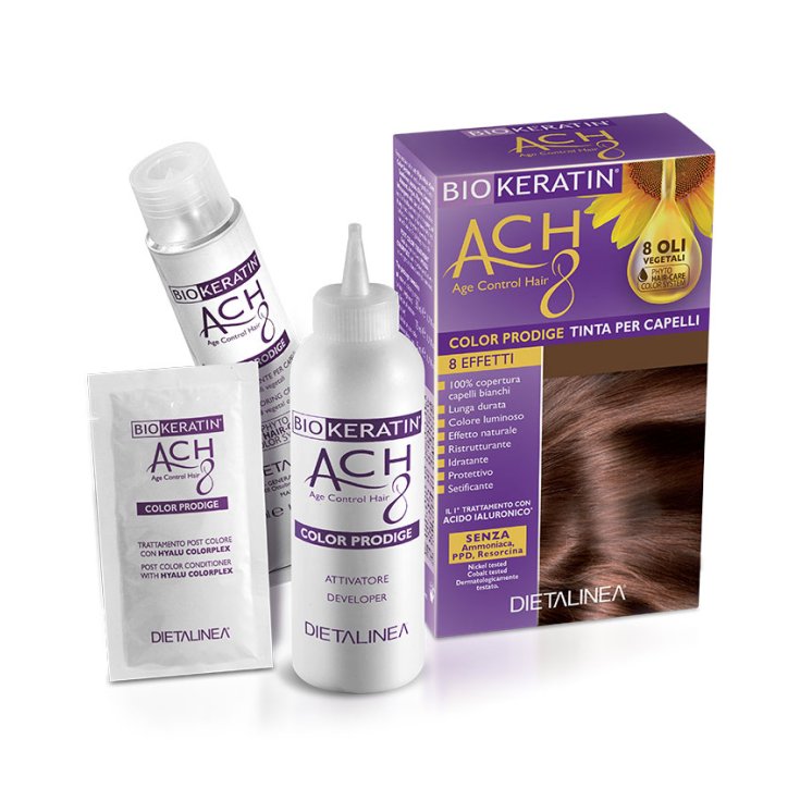Dietalinea Biokeratin ACH8 Color Prodige Hair Color 4 / CA Brown Caramel