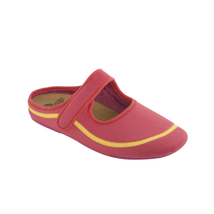 Dr. Scholl's Paxi Microfiber And Nylon Fuchsia And Yellow Size 35