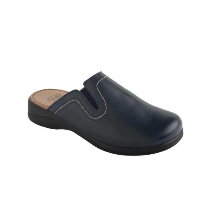 Scholl New Toffee Women's Slipper Technology Memory Cushion Blue Color Size 41