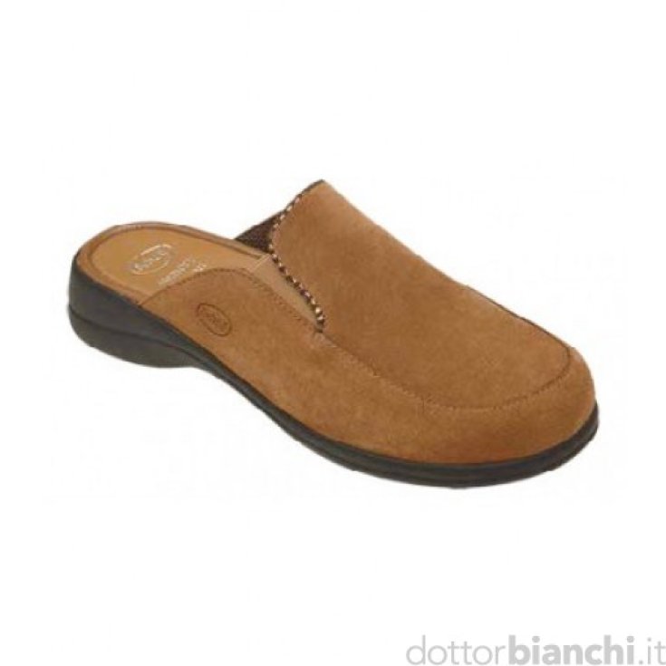 Dr. Scholl's New Moue Brown Stretch Suede Sandal Size 41