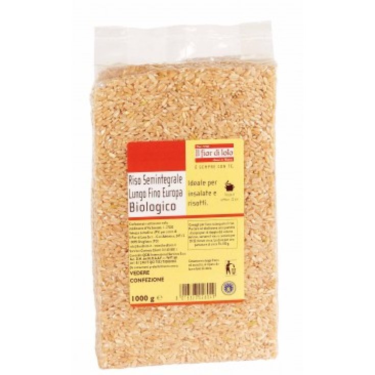 Il Fior Di Loto Organic Semi-wholemeal Ribe Rice 1Kg