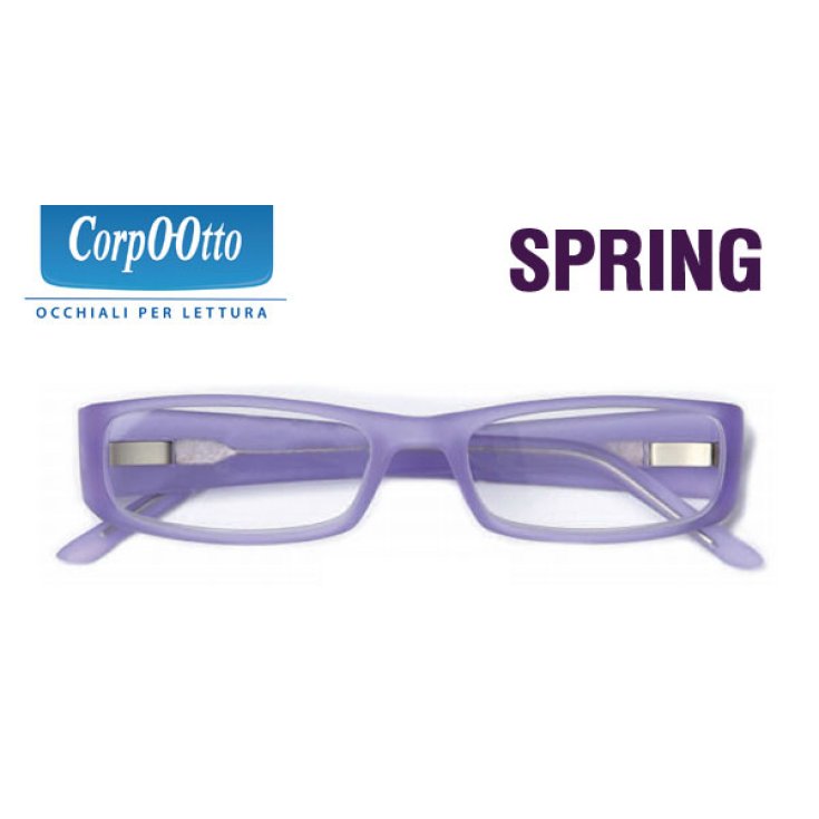 Corpootto C8 Spring Reading Glasses Color Purple Diopter +3.00