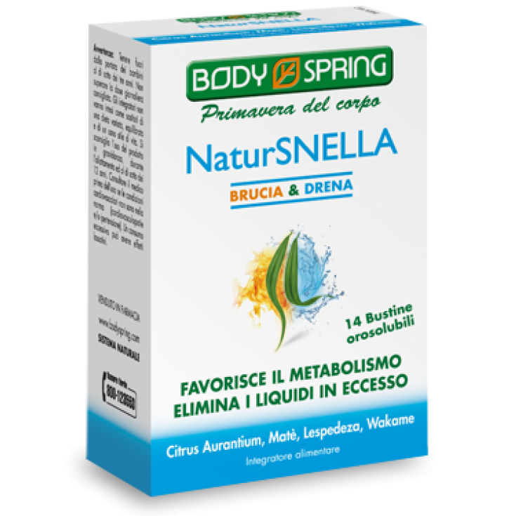 Body Spring NeturSnella Brucia Drena Food supplement 14 sachets