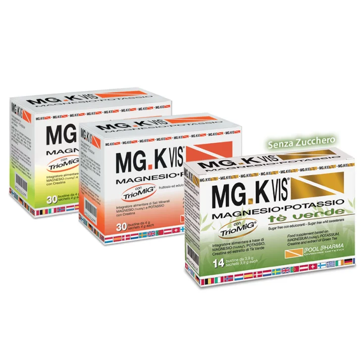 Pool Pharma Mgk Vis Magnesium and Potassium Food Supplement Lemonade Taste 30 Sachets