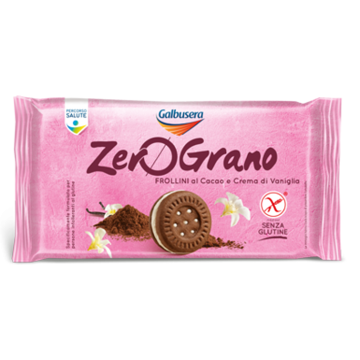 ZeroGrano Shortbread With Cocoa And Vanilla Cream Gluten Free 160g