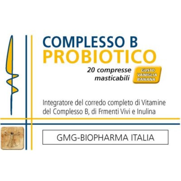 Gmg B Complex Probiotic Food Supplement 20 Tablets