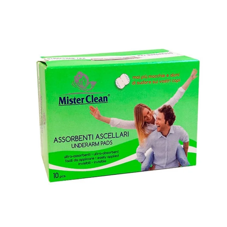 Mister Clean Absorbents Underarm 10 Pieces