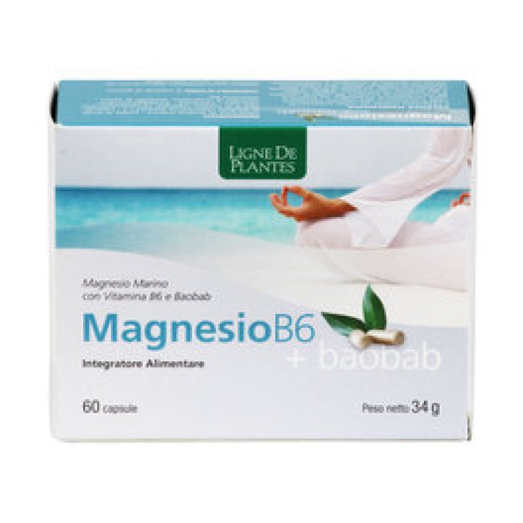 Magnesium B6 + Baobab Food Supplement 60 Capsules