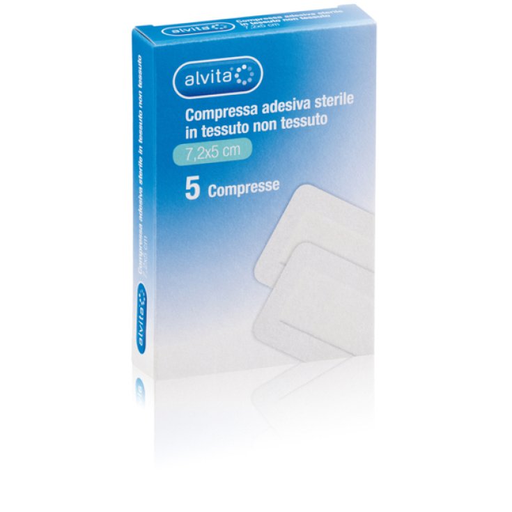 Alvita Sterile Adhesive Tablet Dimensions 7,2x5cm Alvita Sterile Adhesive Tablet Dimensions 7,2x5cm