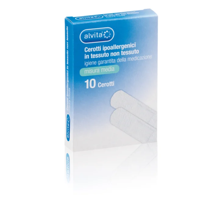 Alvita Hypoallergenic Patches Non Woven Fabrics Medium Tampon 10 Pieces