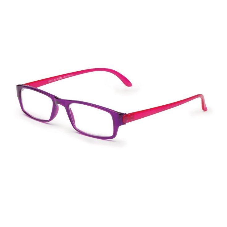 Twins Optical Gold Travel Fluo Reading Glasses Fuchsia Color Diopter +3.00