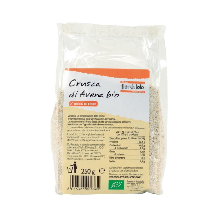 Fior Di Loto Organic Oat Bran 250G