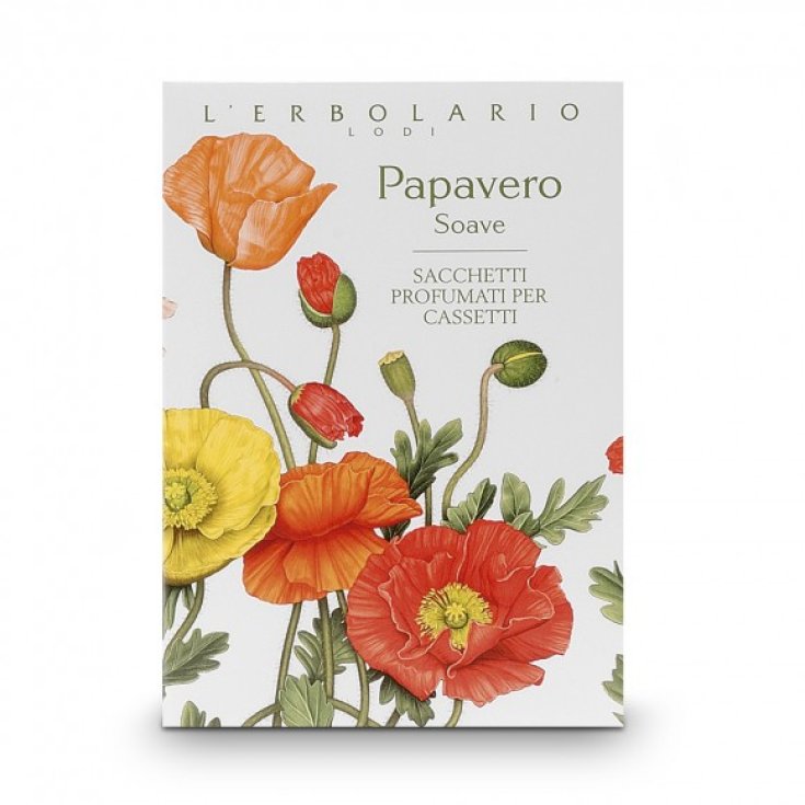 L'Erbolario Papavero Soave Scented Bag for Drawers 1 Piece