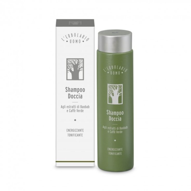 L'Erbolario Man Shower Shampoo With Baobab And Green Coffee 250ml