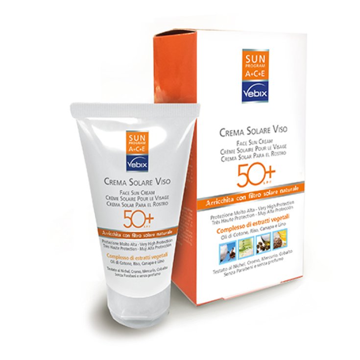 Vebix Sun Program Face Sun Cream Spf50 +