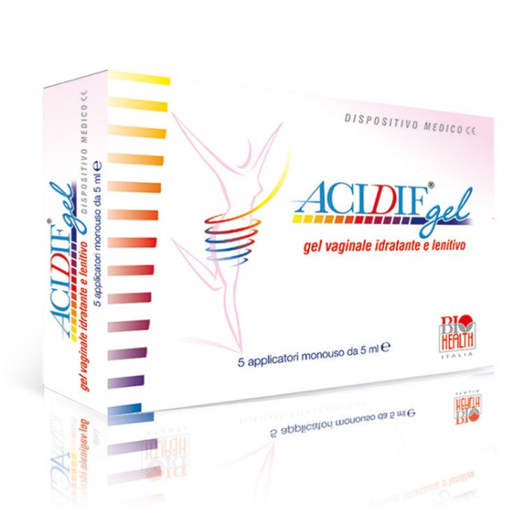 Acidif Moisturizing And Soothing Vaginal Gel 5 Applicators Of 5ml