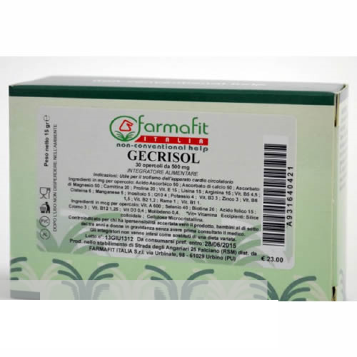 Pharmafit Gecrisol Food Supplement 30 Capsules