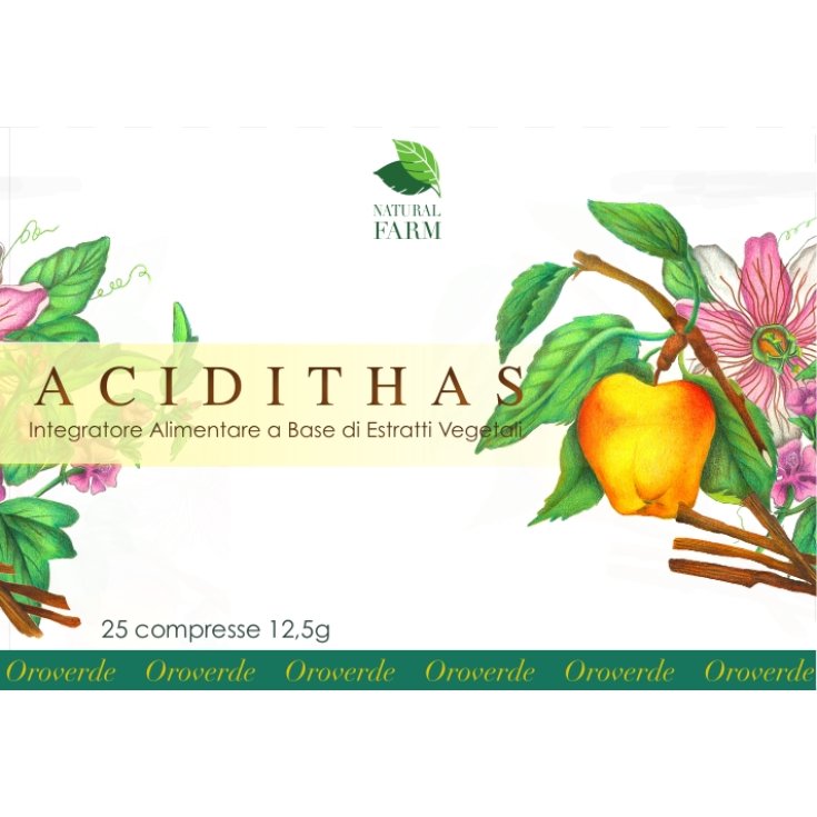 Natural Farm Acidithas Food Supplement 25 Tablets