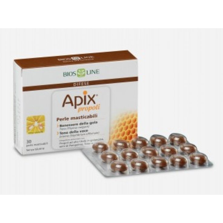 Bios Line Apix Propoli Food Supplement 30 Chewable Pearls