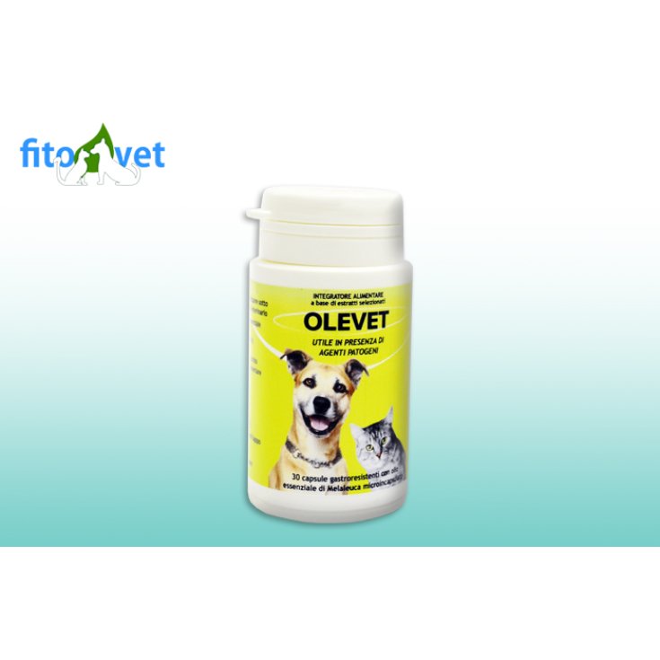 Pharma Olevet Food Supplement For Animals 30 Capsules