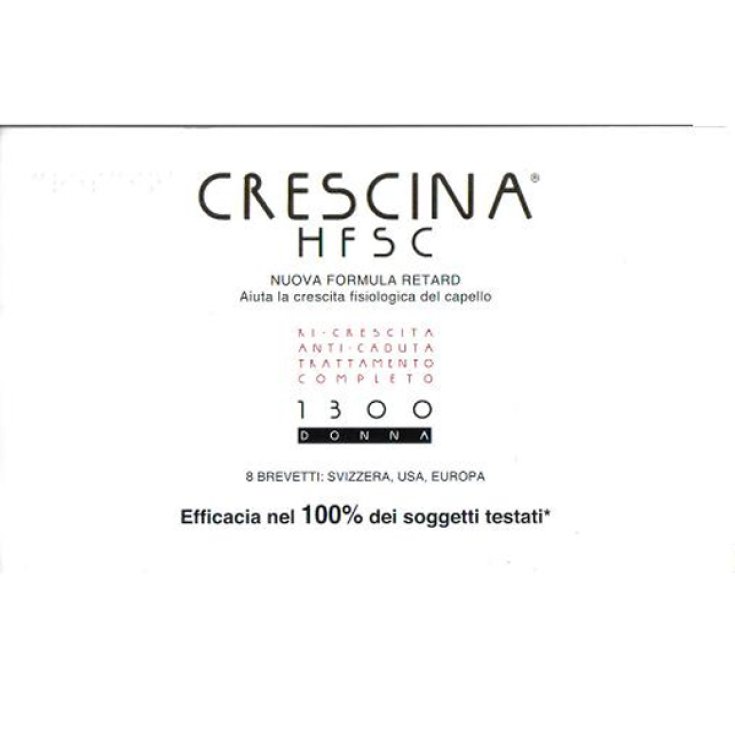 Labo Crescina HFSC New Formula Retard 1300 Woman Complete Treatment 20 + 20 Vials