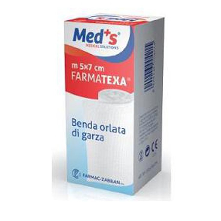 Meds Farmatexa Hemmed Bandage 12/8 500x5cm