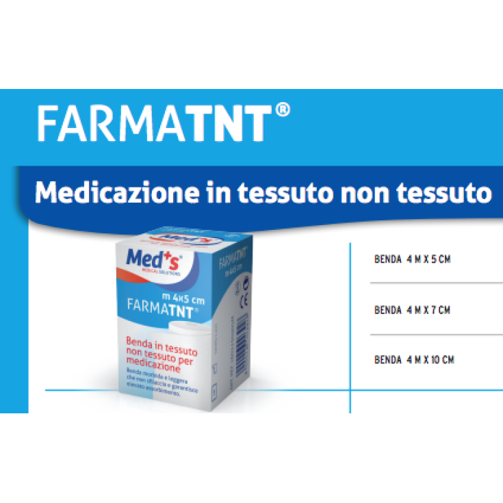 Med + s® FarmaTNT® Dressing Bandage Measures 400x10cm