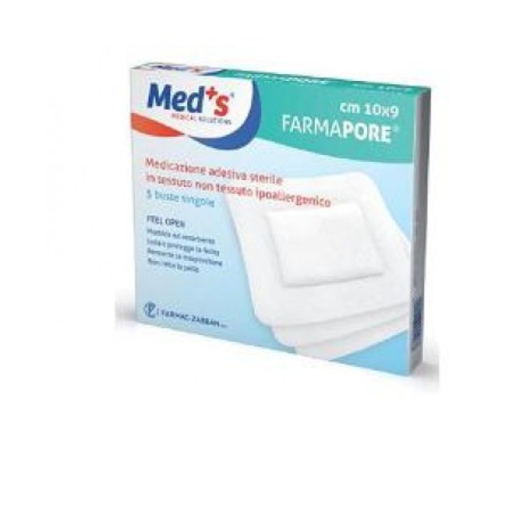 Med's FarmaPore Sterile Adhesive Dressing 10x30cm 3 Pieces