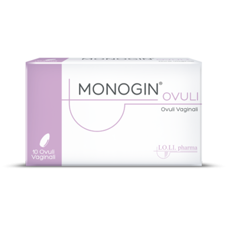 Monogin Ovules Medical Device 10 Vaginal Ovules