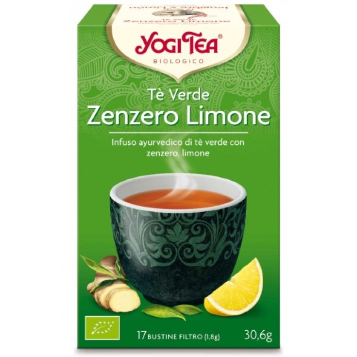 Yogi Tea Green Tea Jengibre y Limon 17 X 1,8g