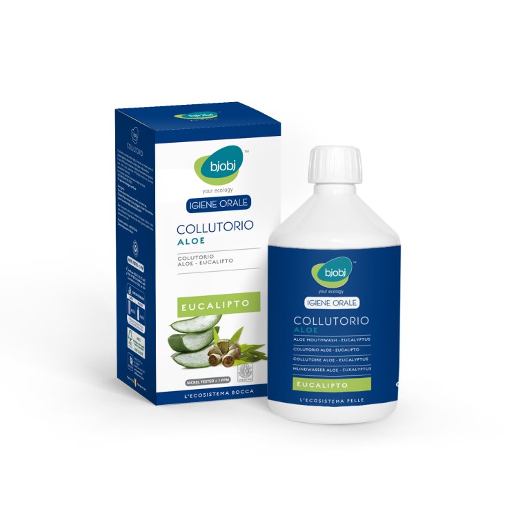 Bjobj Mouthwash Eucalyptus Aloe Vera 500ml