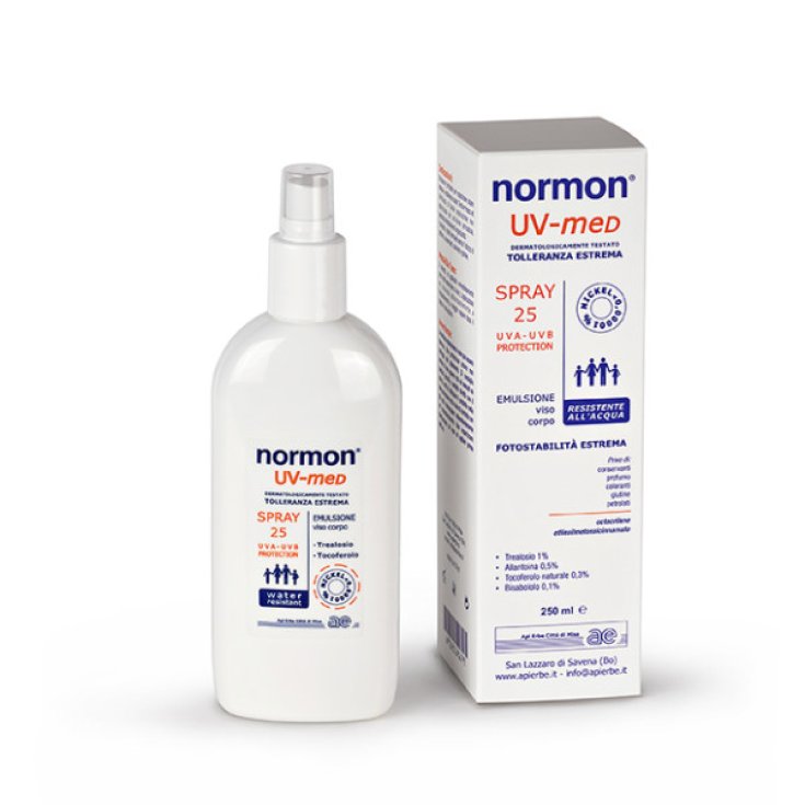 Normon UV-med Face Body Spray SPF25 250ml